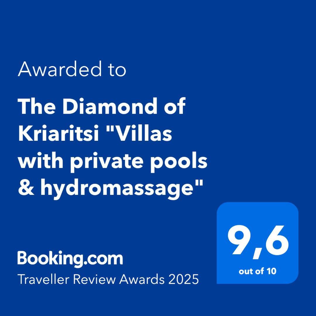 The Diamond Of Kriaritsi "Villas With Private Pools & Hydromassage" מראה חיצוני תמונה